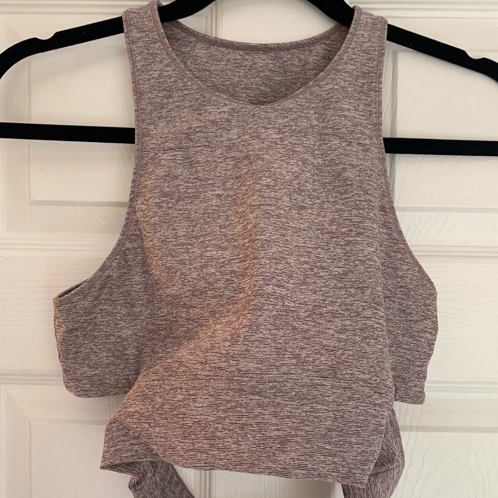 Outdoor Voices Slashback crop bra top